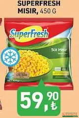 SUPERFRESH MISIR 450 G fiyat ve kampanya bilgisi